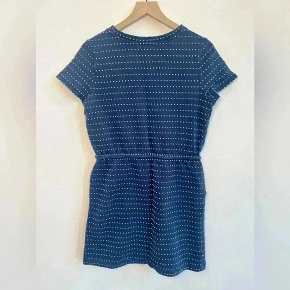 Lou & Grey Women’s Dotted Drawstring Pocket Dress Size Medium - Picture 6 of 12